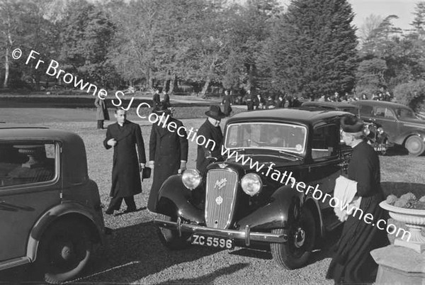 PERSONALITIES AT KIMMAGE NEW C.S.S.J.COLLEGE VINTIE DR.WALL, DR.VALERA,COSGRAVE, BISHOP LE HUNSEC CSSF, BISHOP SHANAHAN, HEFFERNAN, NEVILLE